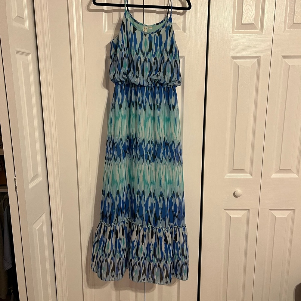 Blue maxi dress